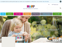 Tablet Screenshot of hipp.nl