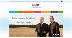 Desktop Screenshot of hipp.sk