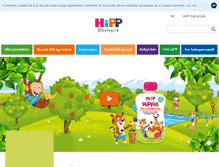 Tablet Screenshot of hipp.no
