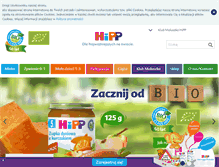 Tablet Screenshot of hipp.pl