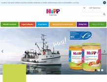 Tablet Screenshot of hipp.fi