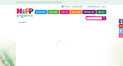Desktop Screenshot of hipp.co.uk